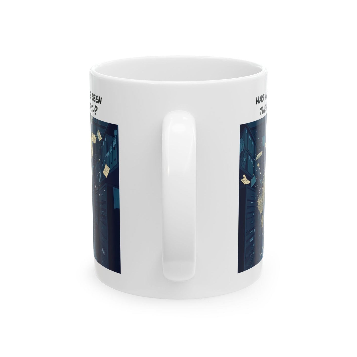 Has Anyone Seen the Filefish? – Office Chaos Mug