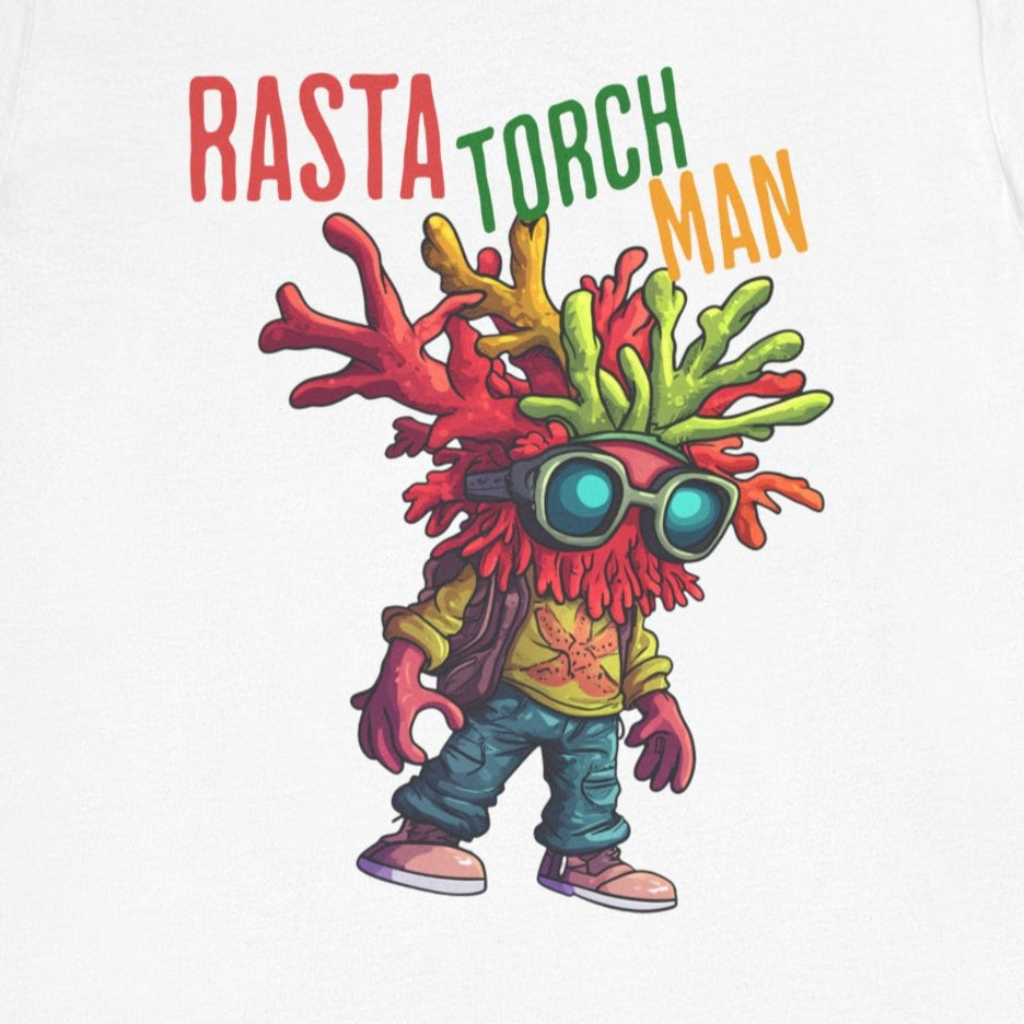 Vibrant Rasta Torch Man