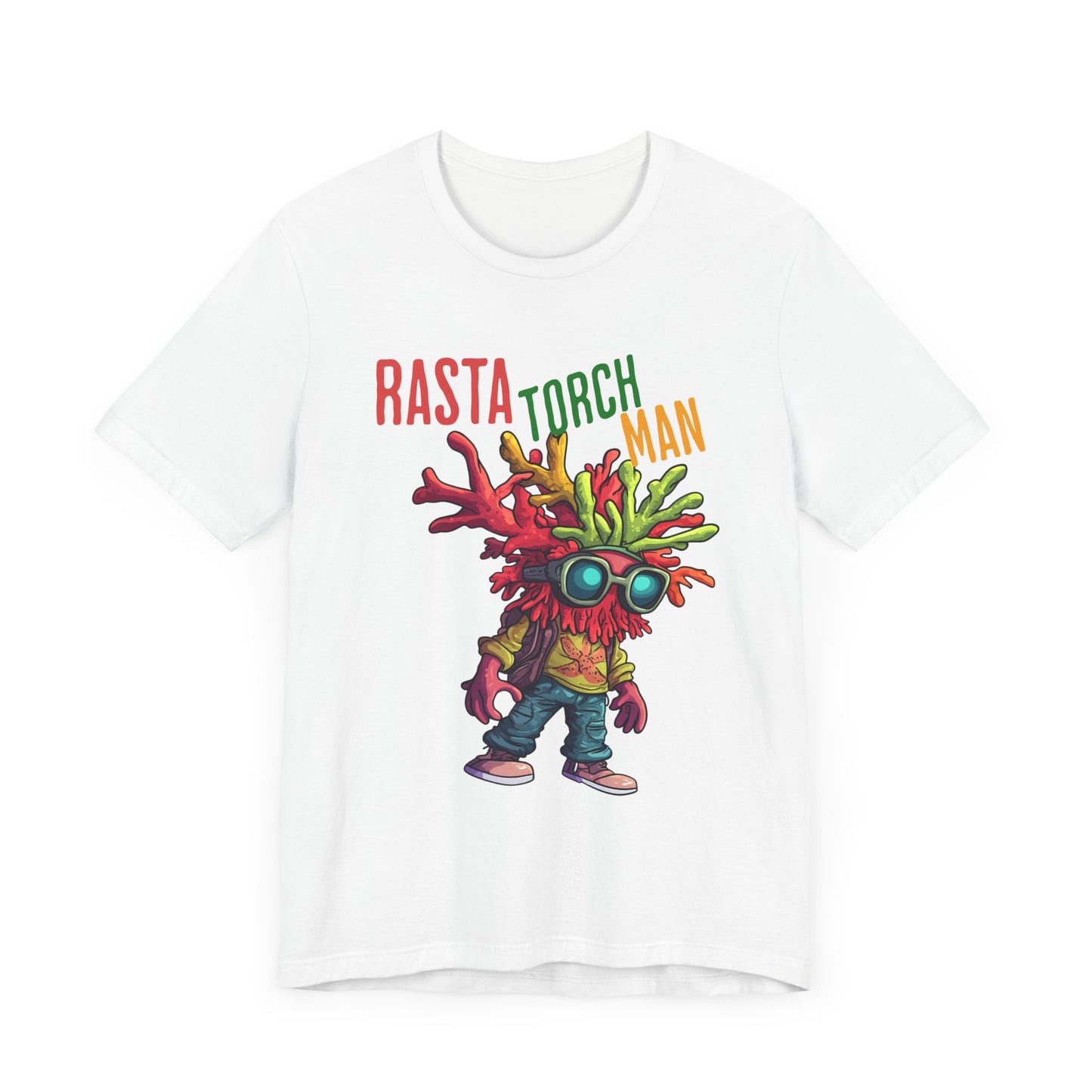 Vibrant Rasta Torch Man
