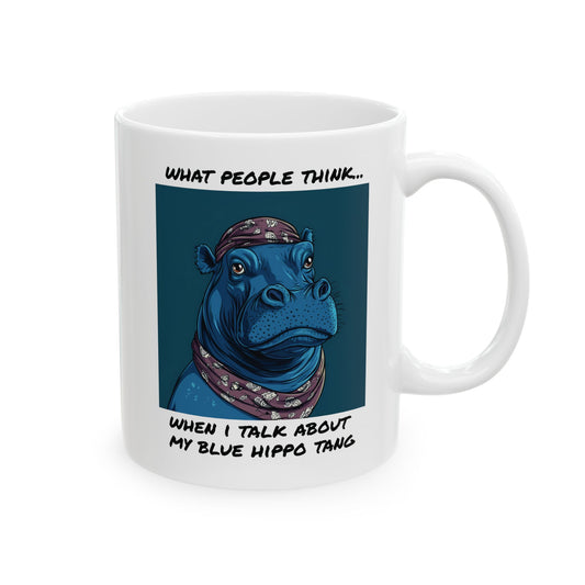 My Blue Hippo Tang Mug