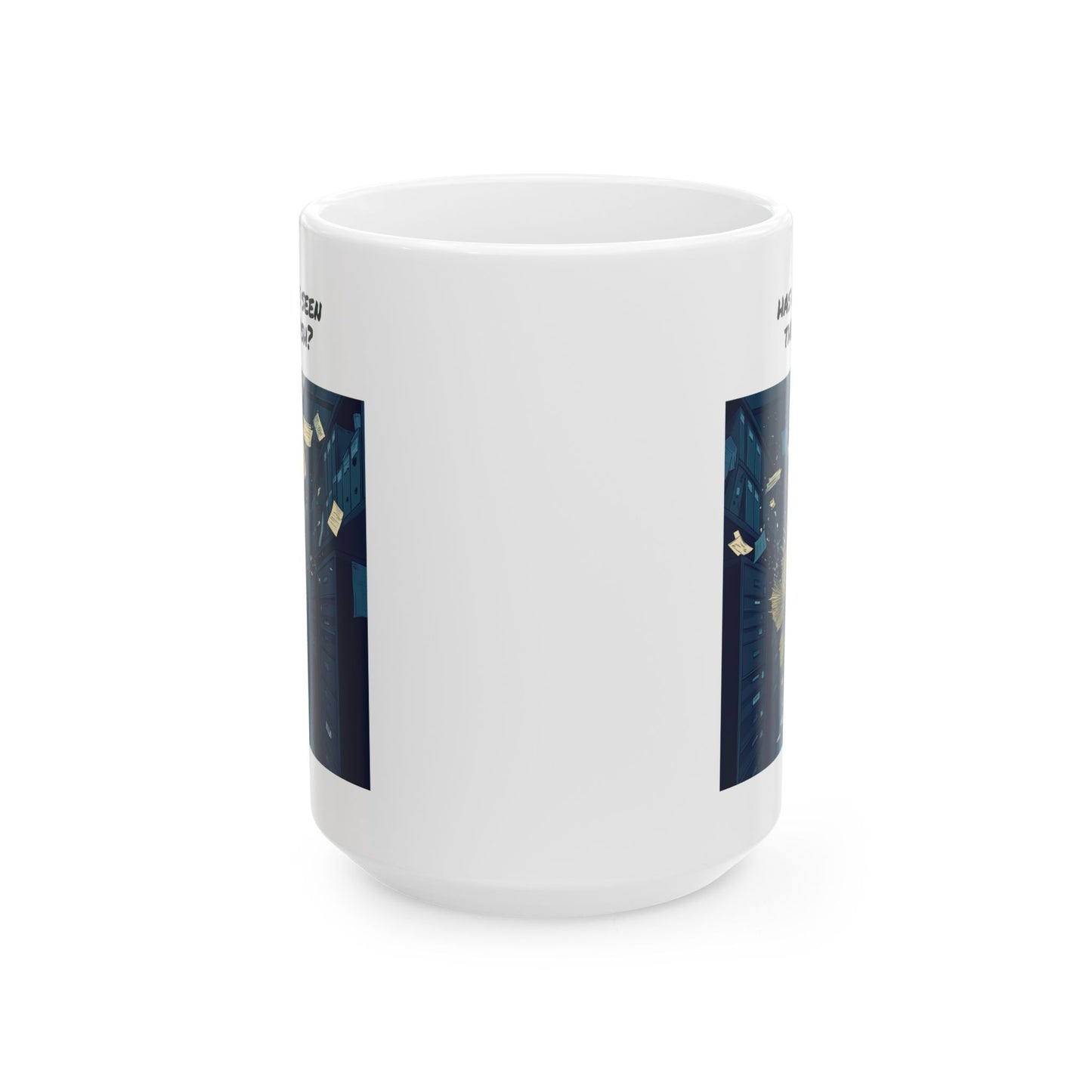 Has Anyone Seen the Filefish? – Office Chaos Mug