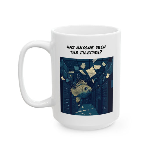 Has Anyone Seen the Filefish? – Office Chaos Mug